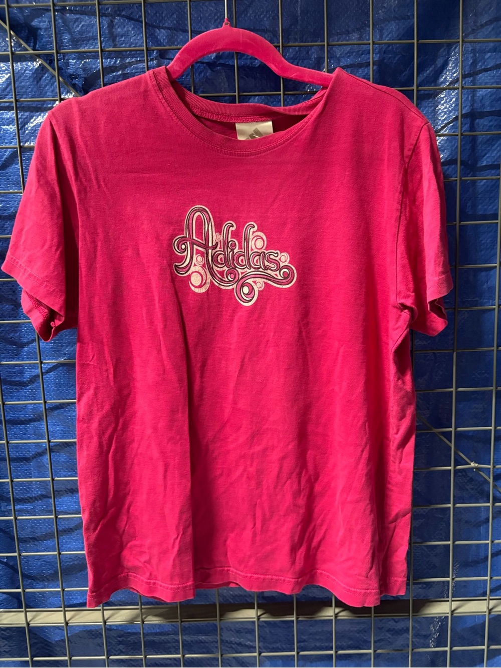 Adidas Pink Graphic Logo Tee